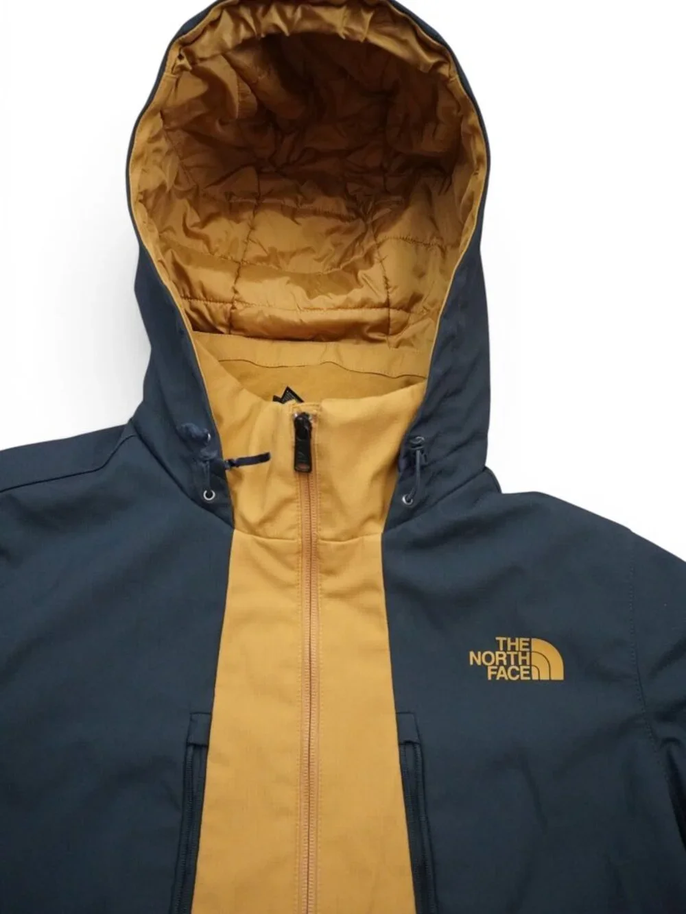 The North Face Millerton Jacket Mens Medium Tan and Blue